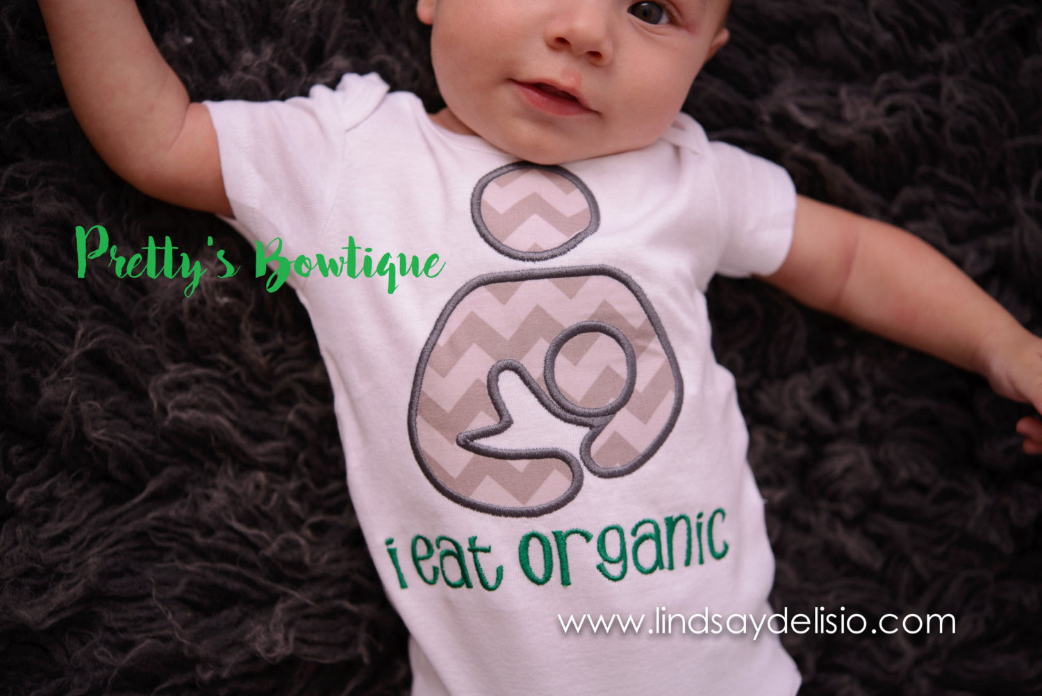 Breastfeeding shirt- I eat organic - Baby bodysuit or shirt