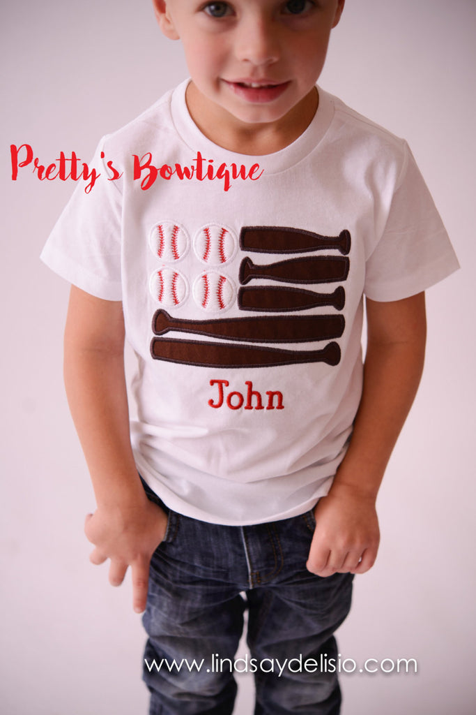 Boys Baseball outfit - Boy Baseball Shirt - Toddler Boy Sports Shirt - Baby Boy personalized shirt- baby boy clothes- Birthday Gift - Pretty's Bowtique