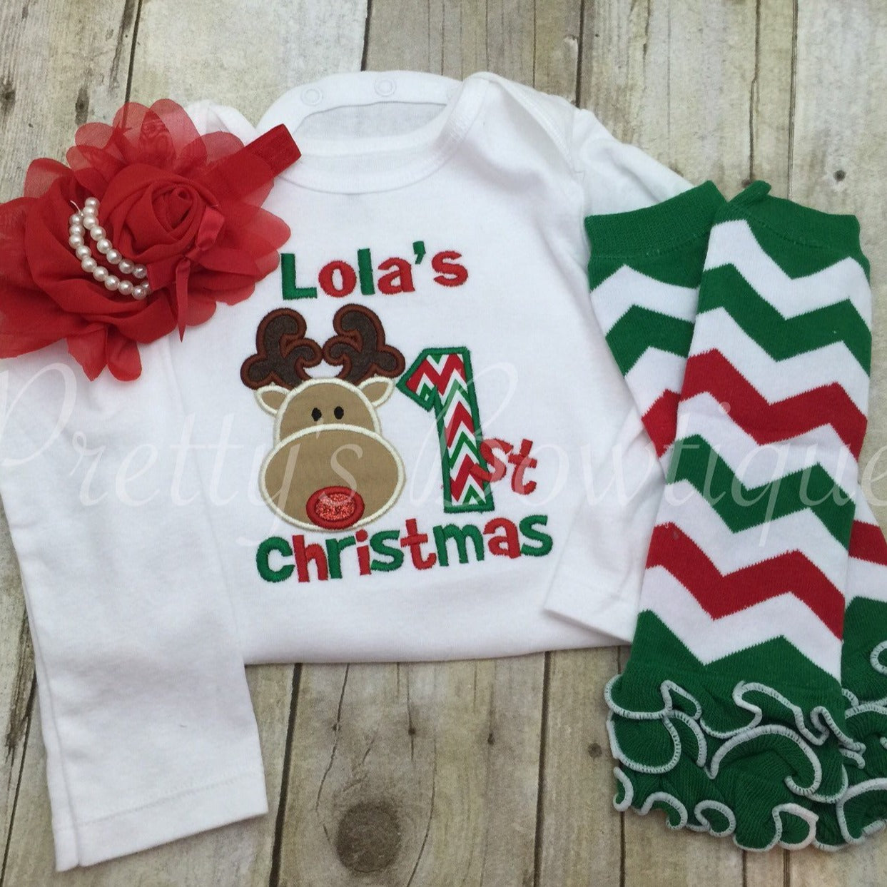 Baby Neutral Reindeer Long Sleeve Onesies® Bodysuit