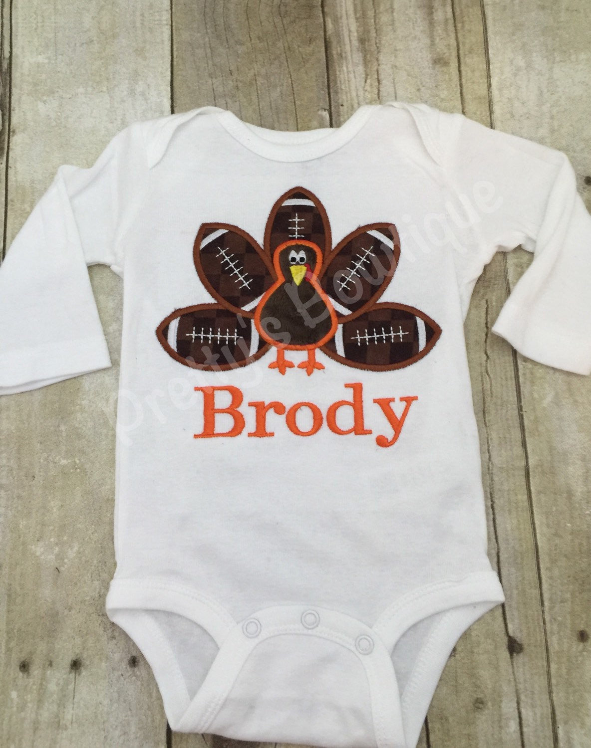 Personalized Football Jersey Outfit For Baby