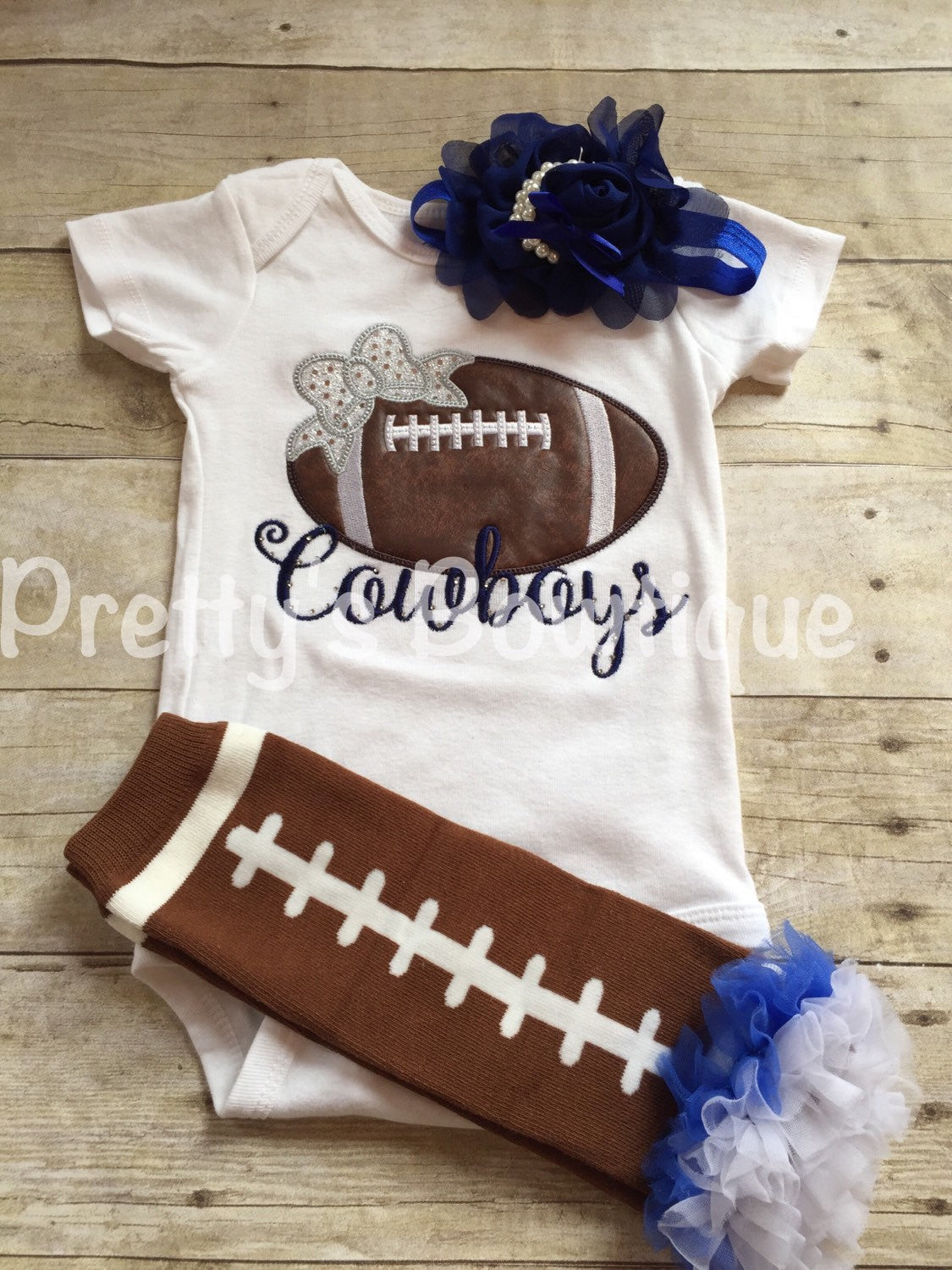 Newborn Girls Dallas Cowboy Headband Baby Girl Cowboys 